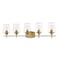 Z-Lite Joliet 5 Light Vanity, Olde Brass & Clear 473-5V-OBR - alternate 1